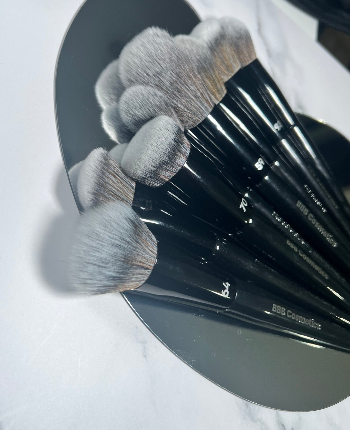 Makeup Brush Set - & Travel Brush Holder