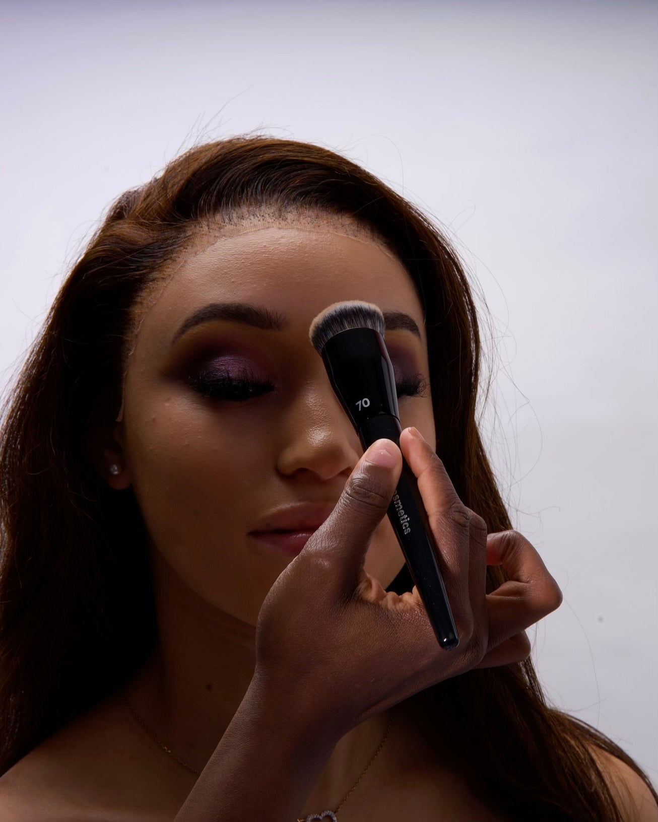 Makeup Brush Set - & Travel Brush Holder